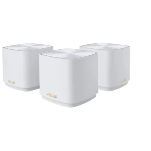 ASUS MESH ZenWiFi AX1800 Wi-Fi 6 Dual Band Gigabit XD4 Plus 3 Pack White