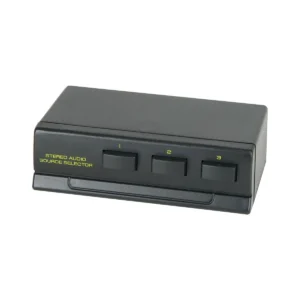 AV:link 3 Way Stereo Audio Switch 128.234UK