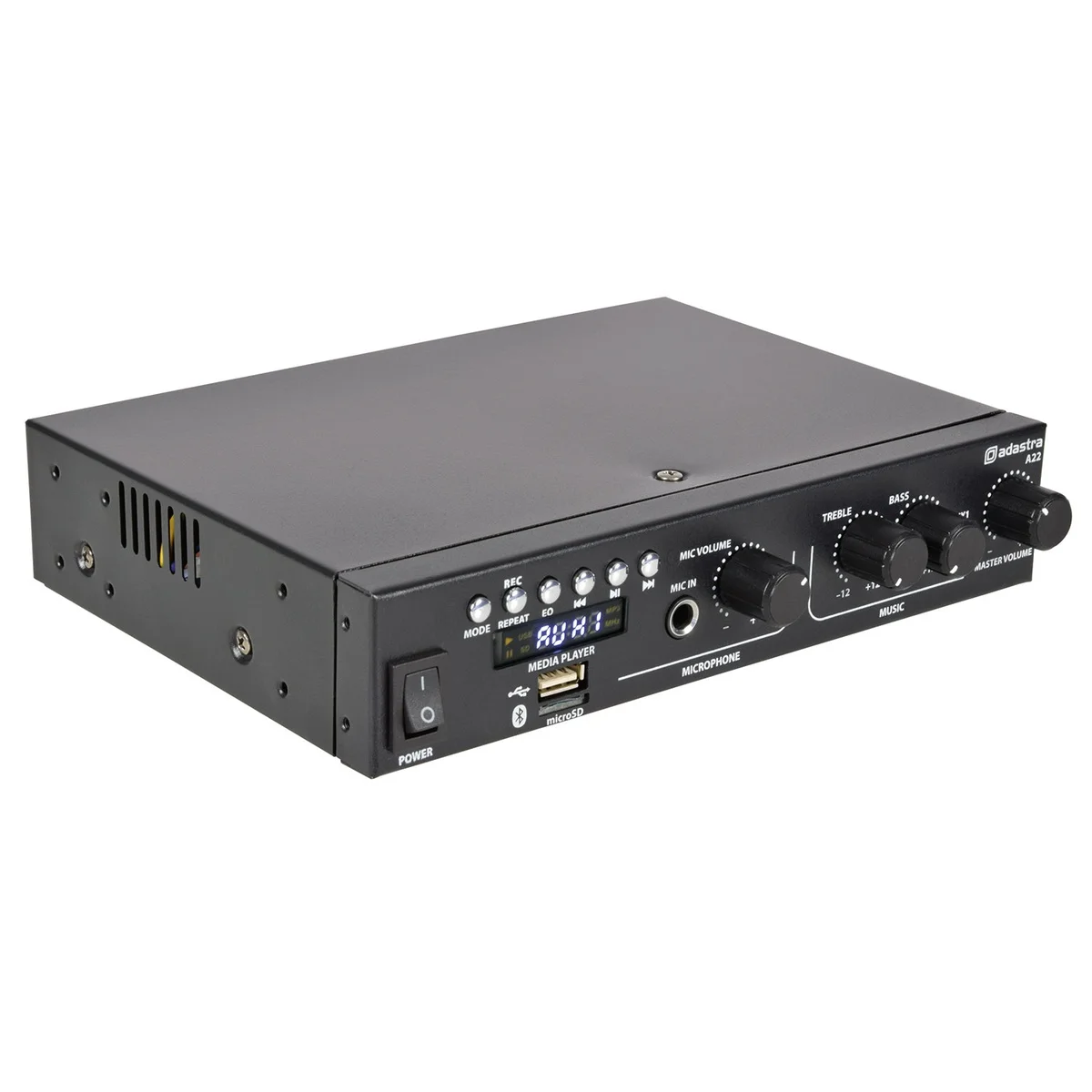 Adastra A22 Stereo Amplifier USB/FM/BT 2x25W@8ohm 953.422UK