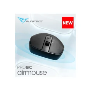 Alcatroz Airmouse Pro 5C Wireless Silent Mouse USB-A & USB-C dongle Black