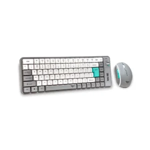 Alcatroz Keyboard & Mouse 2.4G+BT Combo 84K Tetriz Air 300C Winter White