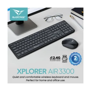 Alcatroz Keyboard & Mouse Wireless Xplorer AIR 3300 Black