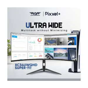 Armaggeddon Gaming Monitor 34” Curved 1800R 3.5K 180Hz 1ms XC34UWQHD Super 180 Black