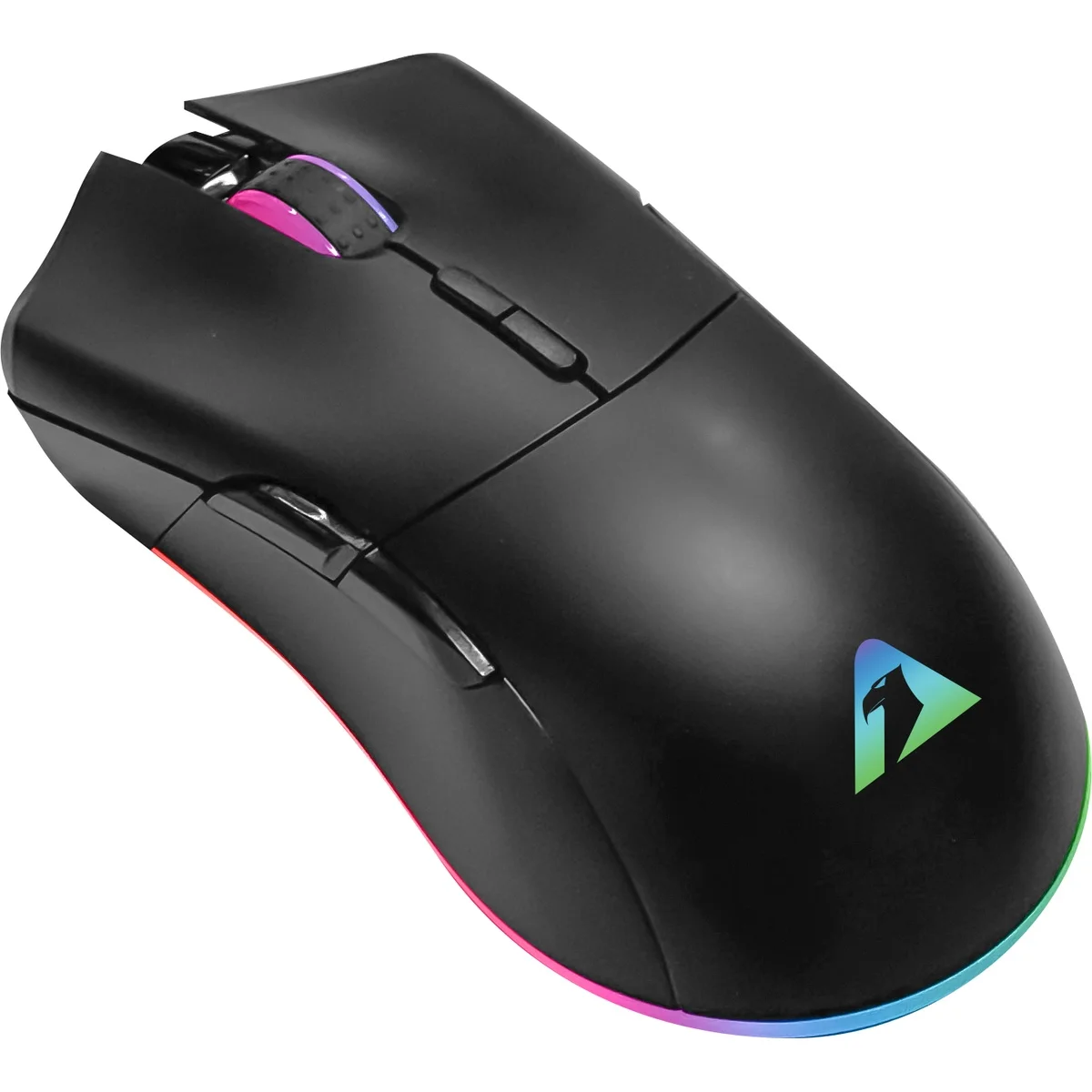 Armaggeddon Gaming Mouse Wired 12000CPI Silent , HUANO Switches FALCON V STEALTH Black