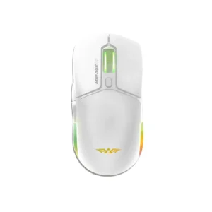 Armaggeddon Gaming Mouse Wired+2.4G+BT Recharge 600mAh MIRAGE-VI White