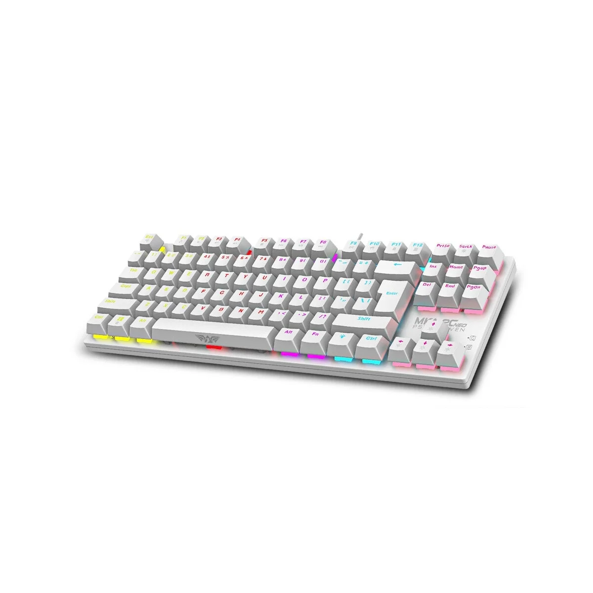 Armaggeddon MKA-2C Neo White Mechanical Gaming Keyboard 87 Brown Keys