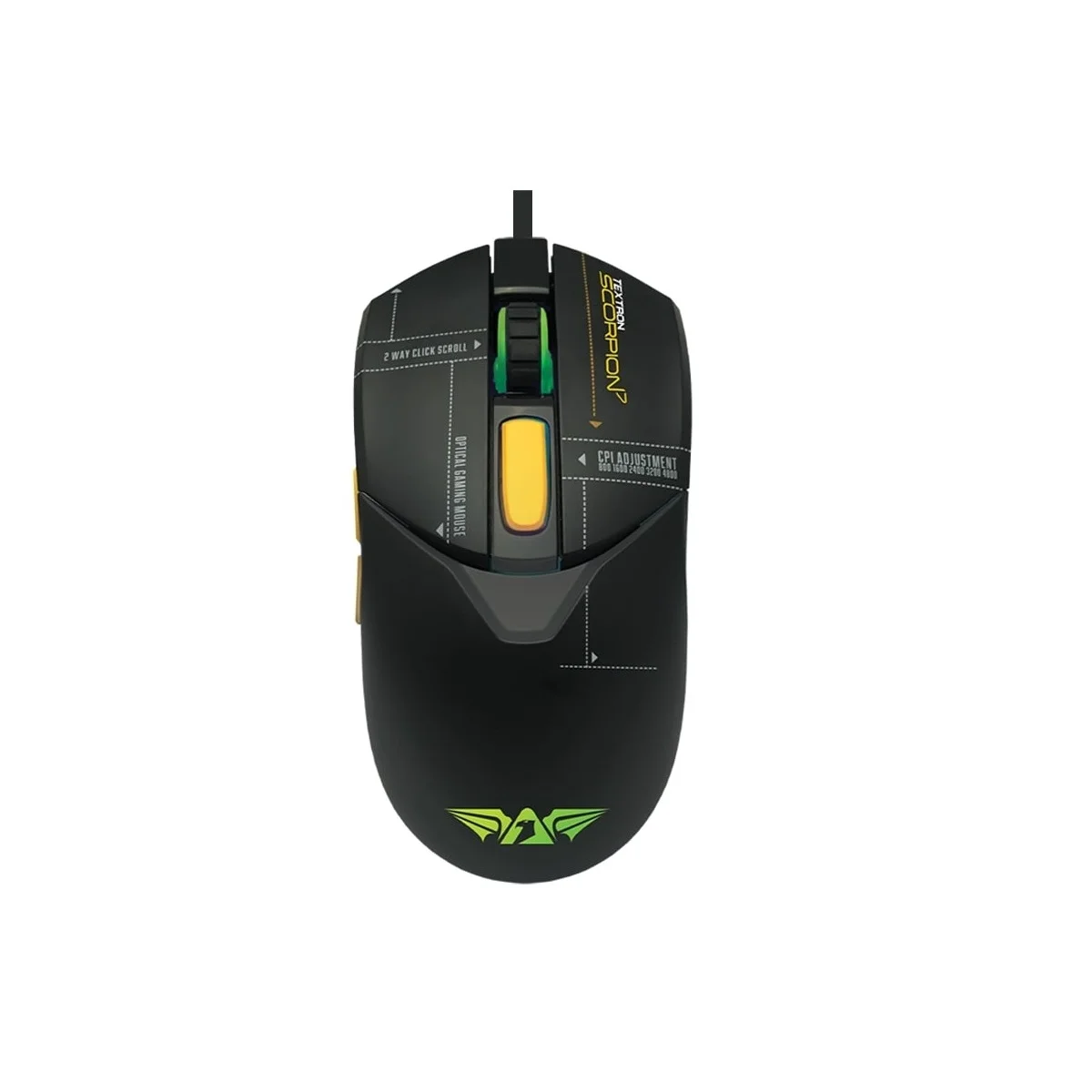Armaggeddon SCORPION 7 Lite Wired Programmable RGB Gaming Mouse 12800 CPI