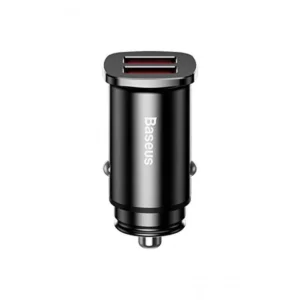 Baseus CCALL-DS01 Sq Metal Dual QC3.0 30W Car Charger