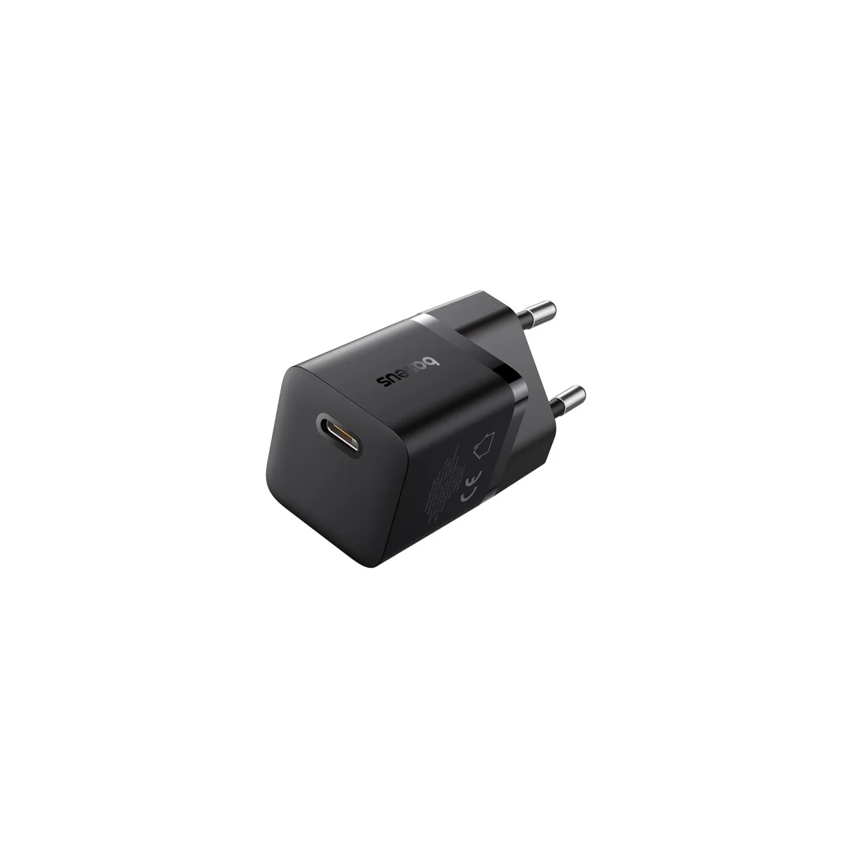 Baseus Charger Wall 25W USB-C GAN5 Mini EU Black