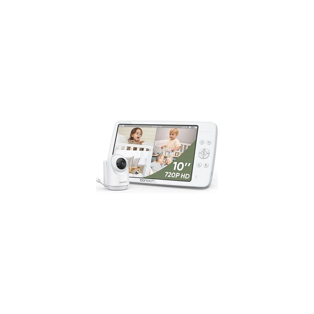 Bonoch BBM07 Portable Baby Monitor 10” PTZ Camera+Audio No WiFi