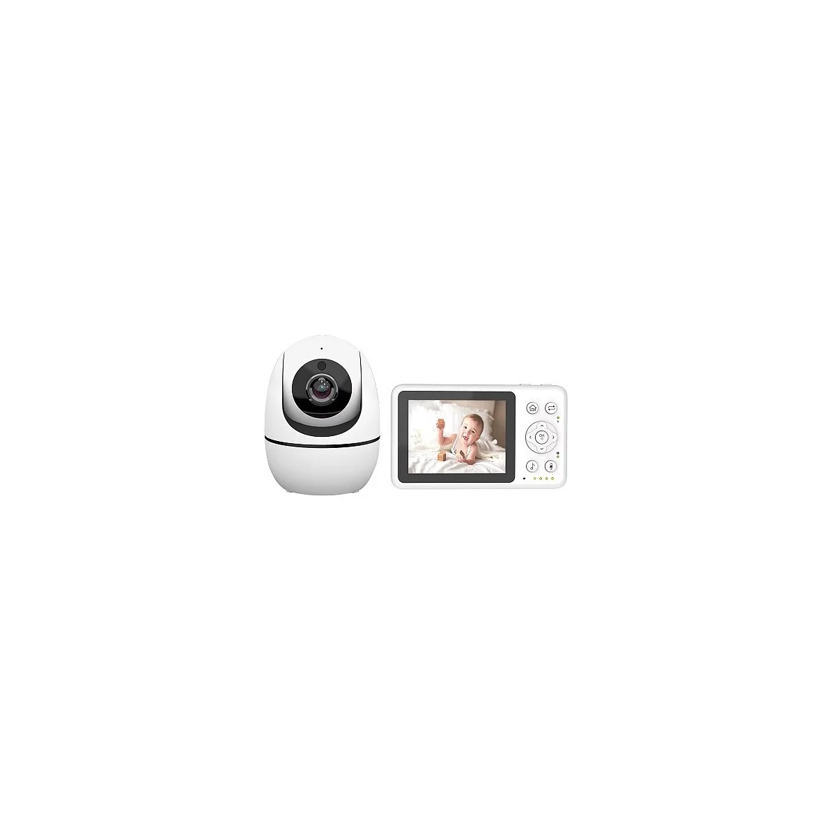 Bonoch BBM12 Portable Baby Monitor 3.2” and PT Camera with Audio