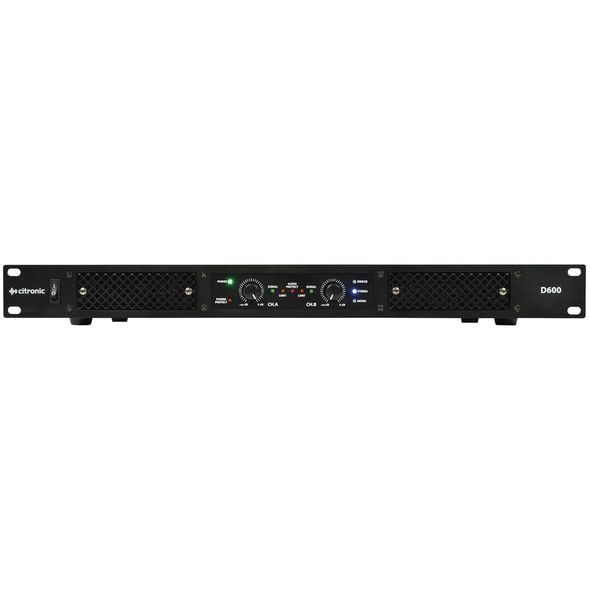 Citronic Amplifier D600 2x300W RMS/4ohm 172.106UK