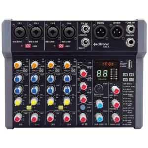 Citronic CMA-8 6ch Mixer with DSP/BT/PC/USB Play-Rec 170.864UK