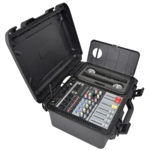 Citronic FLITE-600 Portable Amplified Mixer 600W with 2xUHF Mics & DSP 170.600UK