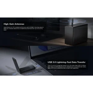 Cudy AX5400 Tri-Band Wi-Fi6/6E USB 3.0 Adapter