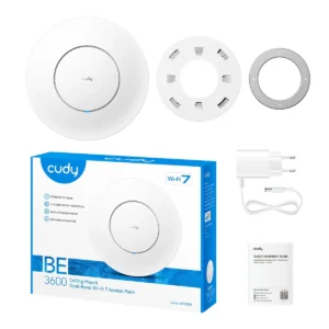Cudy Access Point Ceiling BE3600 Dual Band Gigabit Wi-Fi 7 AP3600