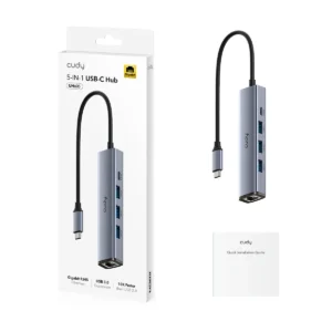 Cudy Hub USB-C 1xGigabit Lan/3xUSB-A/1xUSB-C UH605