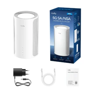 Cudy Router 5G NR CAT6 AX3000 Dual Band Gigabit Wi-Fi 6 Mesh VPN P2