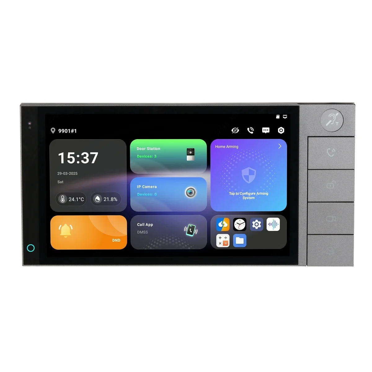 Dahua VD IP Doorphone Monitor Wireless 7” Android/ Mechanical With Temperature-Humidity Sensor SCP3022B-IBZ