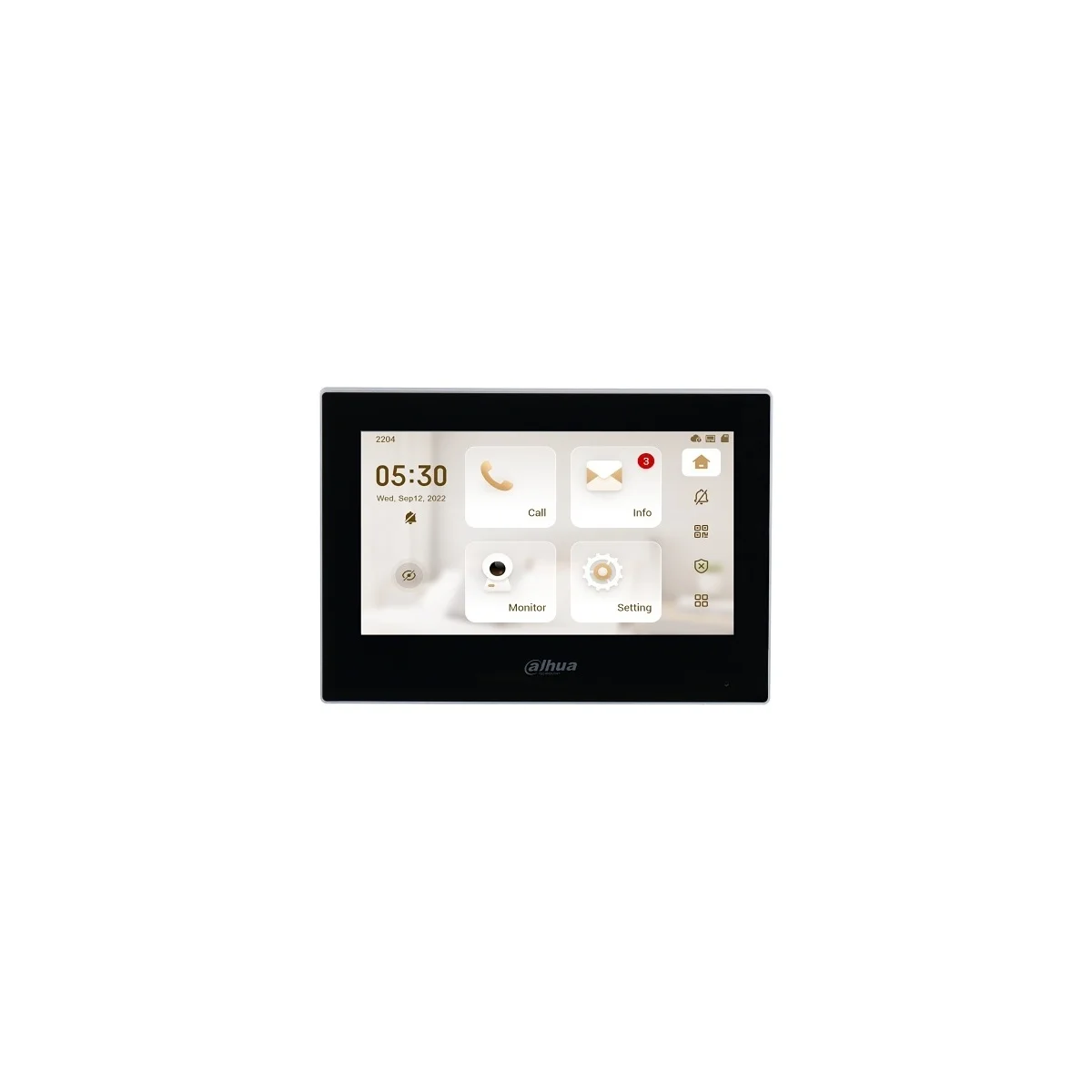 Dahua VD IP Wireless Doorphone Monitor VTH2621G-WP (Black)