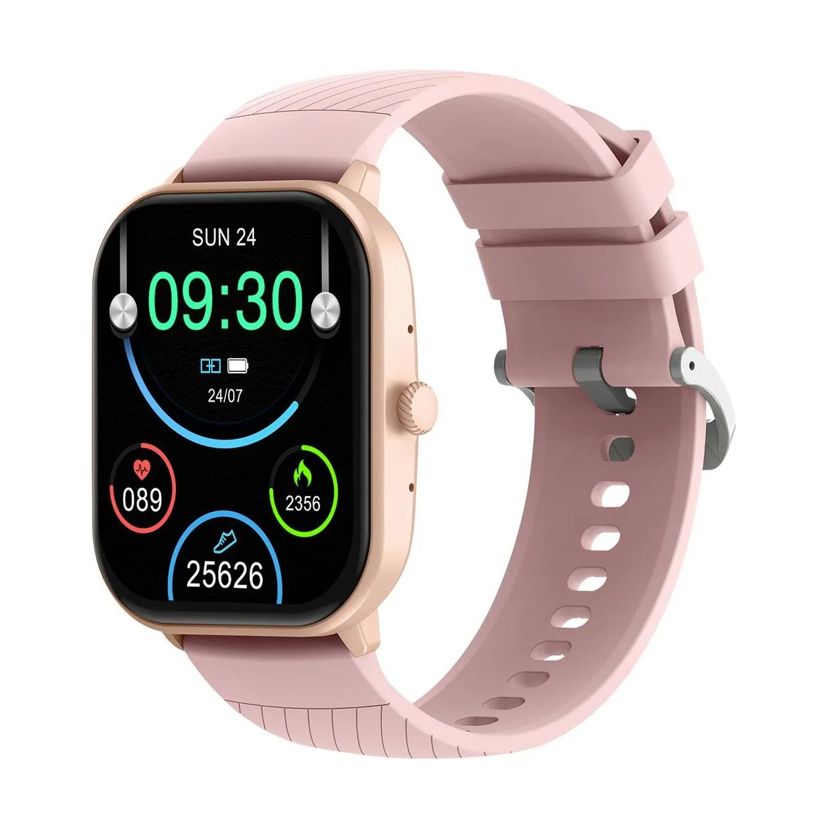 Denver Smartwatch with Call Function, Blood Pressure, SWC-187RO Rose