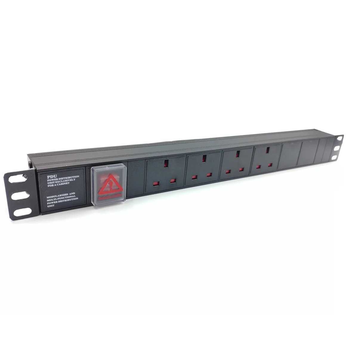 DigitMX NETPRO NP-CPDU4 1U 4-way PDU 13A wSwitch