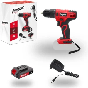 Energizer Power Tool Starter Kit With Cordless Drill /Battery (20V 2A) And Charger