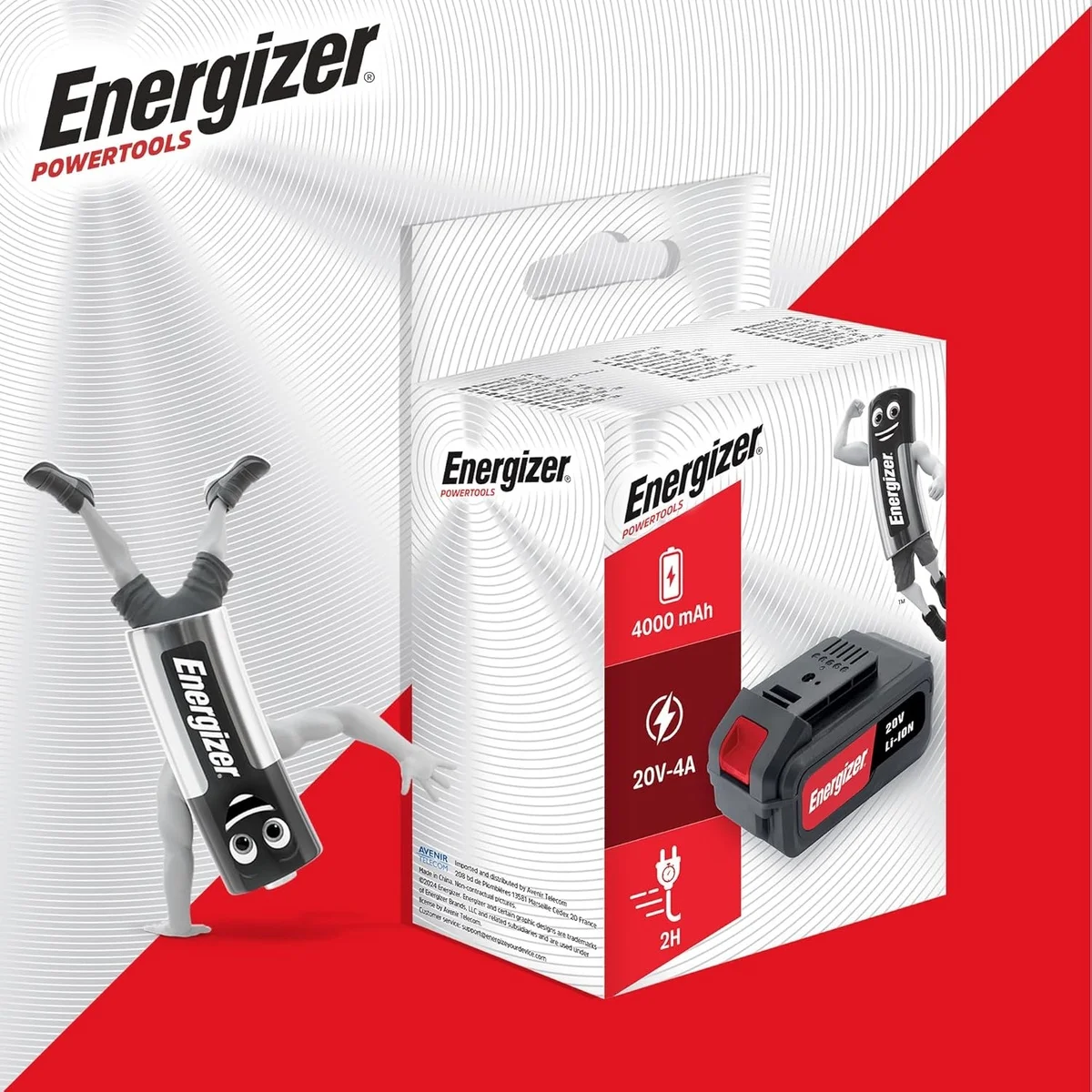 Energizer Power Tools Battery 20V 4A