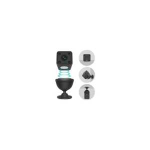 GBC HeyCam Mini Tiny WiFi Spy Camera with Built-in Battery & Invisible IR