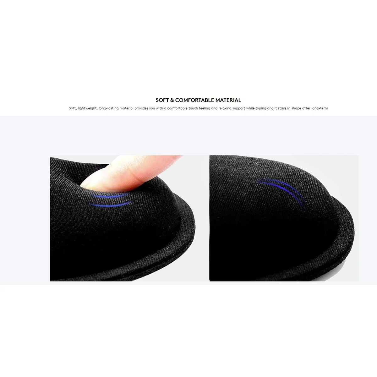 Genius G-WP100 Universal Ergonomic AntiSlip Keyboard Palm Rest with Memory Foam