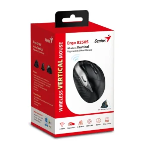 Genius Mouse Wireless Ergonomic Vertical w/Thumb Rest Ergo 8250S