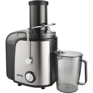 Gorenje Kitchen Juicer 800W 1.5L Pulp Container XL Tube JC805EII Inox/Black