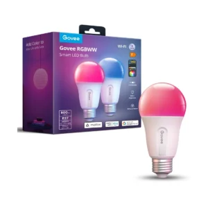 Govee Bulb Ceiling E27 Smart LED 800 Lumens RGBWW (Pack of 2) B6004C02
