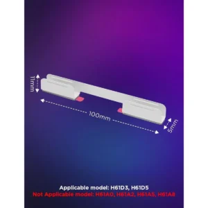 Govee Gaming Wall Neon Rope Light 2 Clips White (5pcs) H10D2