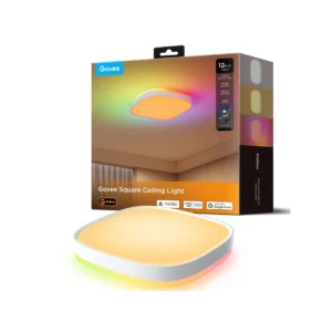 Govee Lamp Ceiling Smart LED 12inch Square Light RGBWW + RGBIC H80A4C01