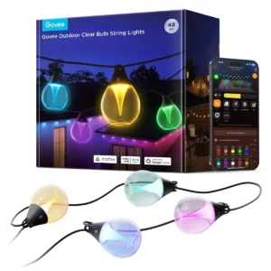 Govee Outdoor Smart String Lights RGBICW H7025CB1