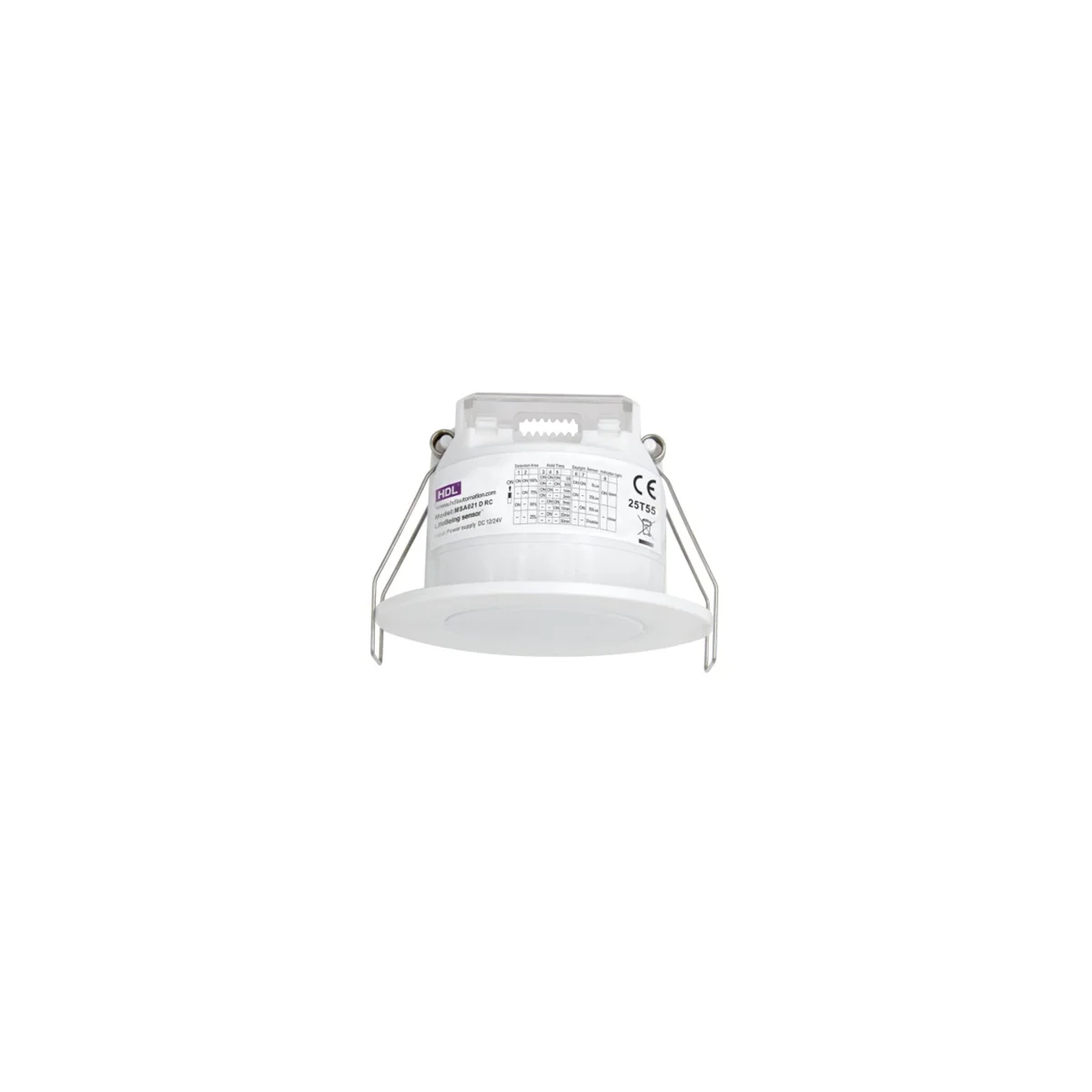 HDL Sensor Recessed Mount LifeBeing & LUX Presence MSA200D RC