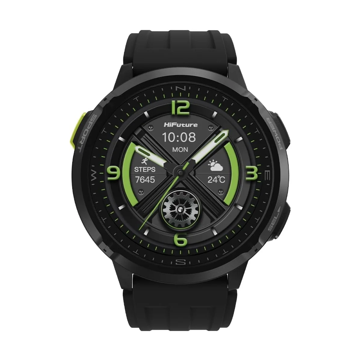 HiFuture Adventure GPS SmartWatch with AMOLED & Compass MIX3 Black