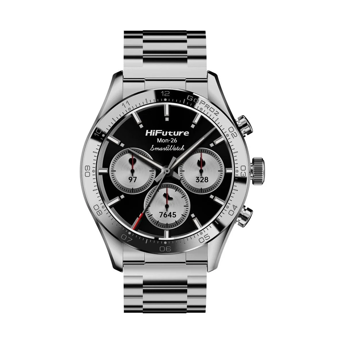HiFuture Luxury Classy SmartWatch GO PRO2 Silver
