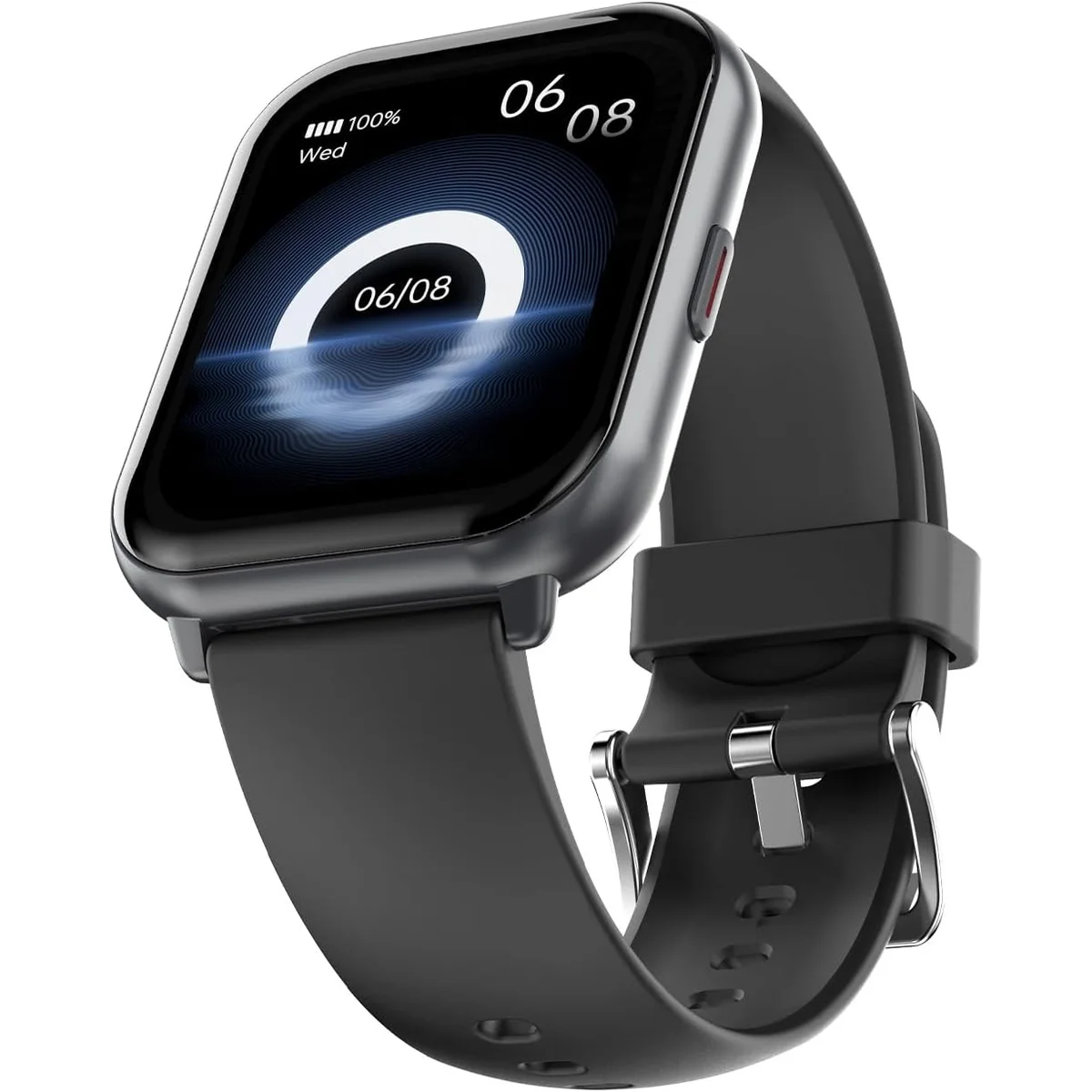 HiFuture ZONE2 Black IP68 SmartWatch Supports Wireless Calling, 7day Battery & Health Monitoring Features