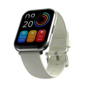 HiFuture ZONE2 Silver/Grey IP68 SmartWatch Supports Wireless Calling, 7day Battery & Health Monitoring Features