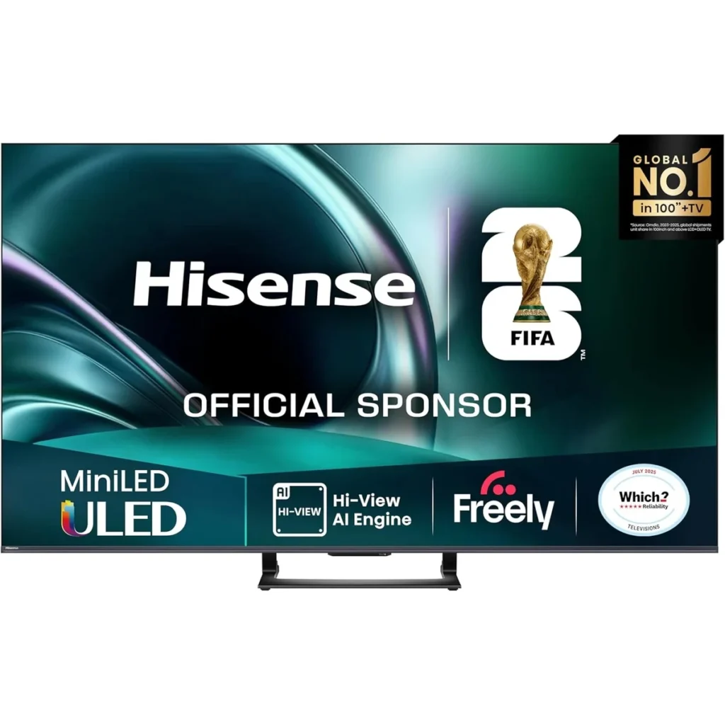 Hisense 50U7Q 50” 4K Smart QLED MINI LED 144hz TV