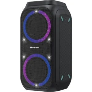 Hisense Speaker Portable Karaoke Party Rocket 160, 160W  Power, 12 Hrs long playtime,TWS Pair play,Karaoke Mode,5 Lighting effects