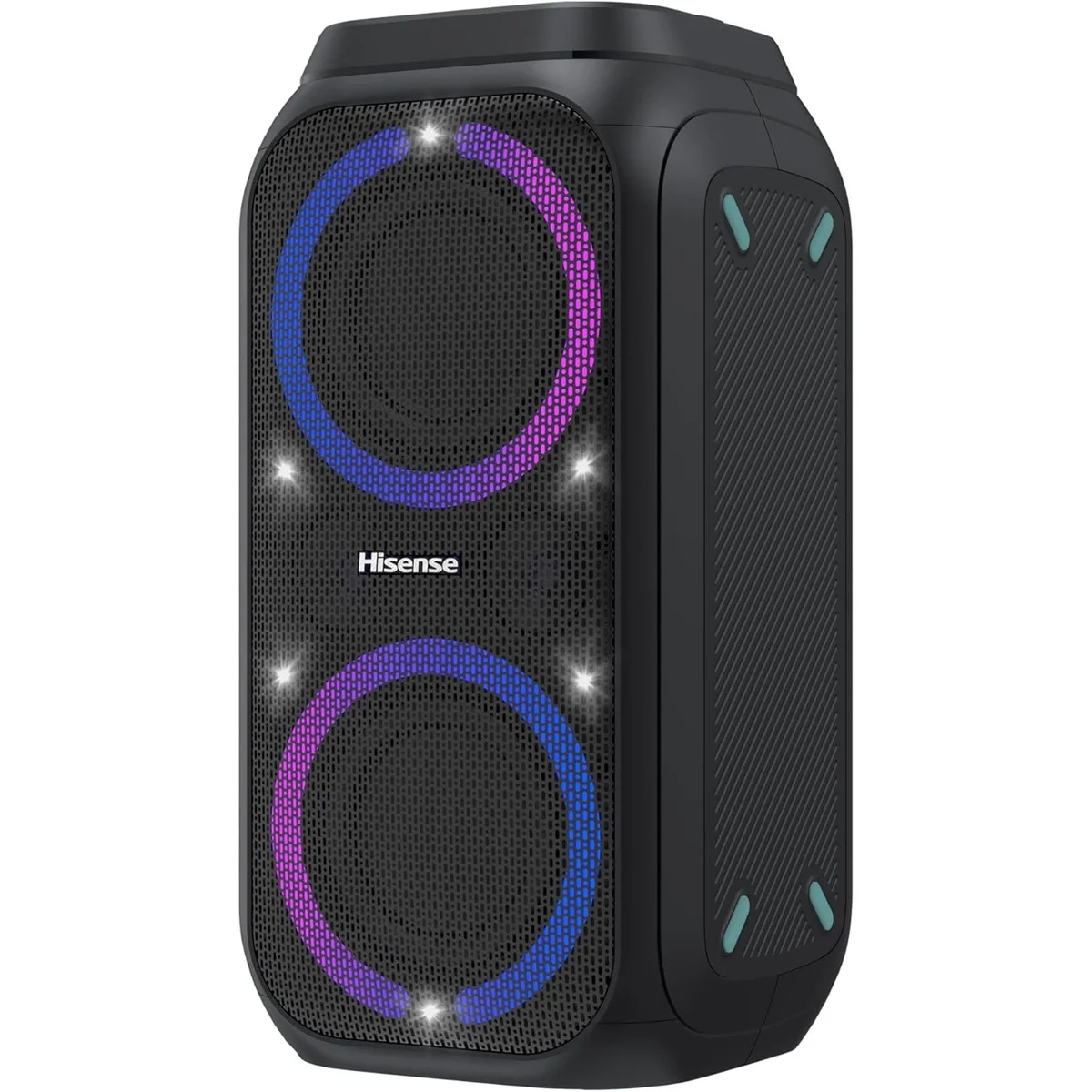Hisense Speaker Portable Karaoke Party Rocket 160, 160W  Power, 12 Hrs long playtime,TWS Pair play,Karaoke Mode,5 Lighting effects