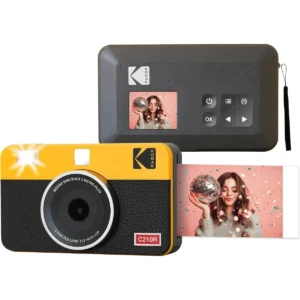 Kodak Instant Camera & Printer RETRO Mini Shot 2 Yellow (2.1×3.4)