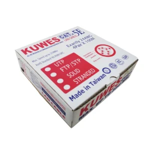 Kuwes CAT5E UTP Pure Copper Outdoor 100m Black