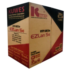 Kuwes CAT5E UTP Pure Copper Outdoor 305m Black