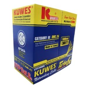 Kuwes CAT6 UTP Pure Copper Outdoor 100m Black