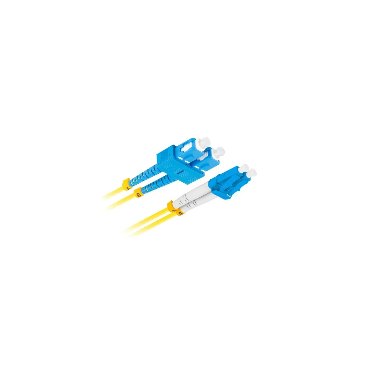 Lanberg Fiber Patch Cord SC/UPC-LC/UPC SM 9/125 Duplex LSZH 2.0m