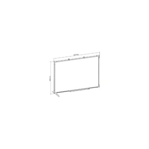 Lumivida Whiteboard Magnetic Dry-Erase Wall-Mounted Medium WB02-2